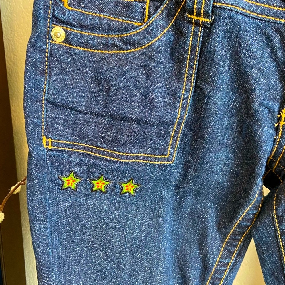 Miskeen RARE Rainbow Size 5 Jeans - Picture 6 of 11